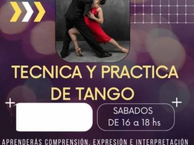 Encuentro : CLASES  Y PRACTICAS DE TANGO.... 