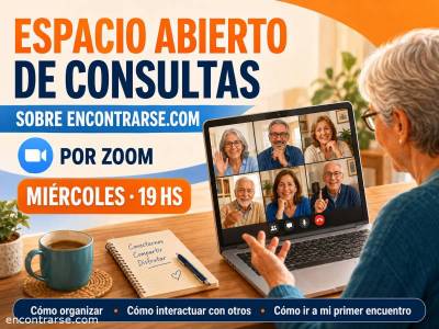 Encuentro Espacio abierto de consultas Encontrarse, para tod