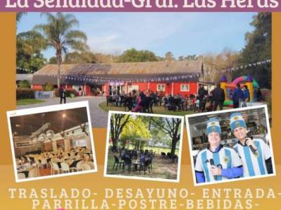 Encuentro : Excursion en General Las Heras  pasar  un dia inolvidable, Show, baile, musica, desayuno, almuerzo, merienda, transporte ida y vu 