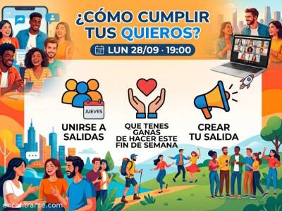 Encuentro : ¿Cómo cumplir tus quieros? x ZOOM  