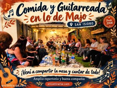 Encuentro : COMIDA Y GUITARREADA EN LO DE MAJO!!! 