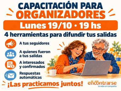 Encuentro Capacitación funciones avanzadas para organizador