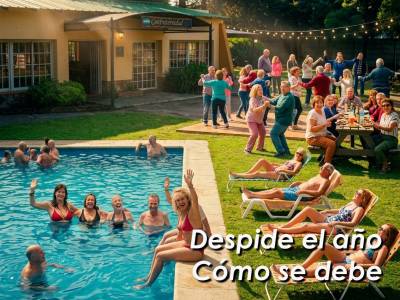 Encuentro : Fiesta de Fin de año con asado, baile, karaoke y pileta 